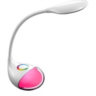 купить Настольная светодиодная лампа, Deluxe, LORIINI, 6W, RGB подсветка, Димминг 3 уровня, Сенсорное управление, Питание от USB, Белый в Алматы фото 2