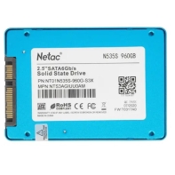 купить Твердотельный накопитель SSD 960Gb, SATA 6 Gb/s, Netac N535S, 2.5", 3D QLC, 560R/520W в Алматы фото 2