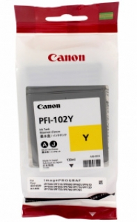 купить Картридж Canon/PFI-102Y/Чернильный/№102/желтый/130 мл в Алматы фото 1