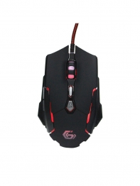 купить Мышь игровая Gembird MG-600, USB, черный, 5 кнопок, 3200 DPI, подсветка, ПО, кабель тканевый 1.8м в Алматы фото 3
