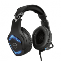 купить Наушники гарнитура игровая Trust GXT460 Varzz Illuminated черный в Алматы фото 1