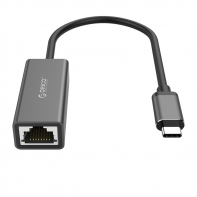 купить Адаптер сетевой ORICO XC-R45-V1-BK-BP <RJ45-Type-C, Cable 15cm> в Алматы фото 1