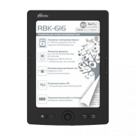 купить Электронная книга Ritmix RBK-616 черный в Алматы фото 1