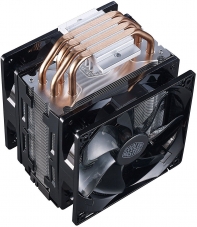 купить Вентилятор для CPU CoolerMaster Hyper 212 LED TURBO BLACK COVER Intel&AMD 4-pin(PWM) 600-1600RPM 31dBA(Max) LGA1151/1150/1155/2066/2011-v3/2011/AM4/AM3+/AM2+ RR-212TK-16PR-R1 в Алматы фото 3