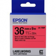 купить Лента Epson C53S657004 LK-7RBP Пастельная лента 36мм,Красн./Черн., 9м  в Алматы фото 1