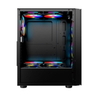 купить Компьютерный корпус 1STPLAYER BLACK.SIR B7-BK без Б/П B7-BK-4M3C4 в Алматы фото 3