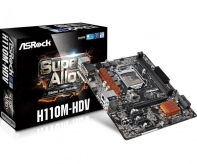купить Материнская плата ASRock H110M-HDV R3.0 LGA1151 INTEL H110 2DDR4 4SATA3 1xD-Sub 1xDVI-D 1xHDMI ATX                                                                                                                                                         в Алматы фото 1