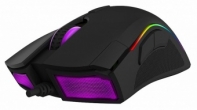 купить Компьютерная мышь, Delux, GTM-625OUB, Игровая, Оптическая, 1000-12000dpi, Позолоченный кабель в тканевой оплётке, 7 функциональных клавиш, Частота сканирования до 1000Hz, Подсветка, Длина кабеля 1,6 метра, Размер: 160*65*220 мм, Чёрный в Алматы фото 3