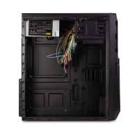 купить Компьютерный корпус, Delux, DLC-DW701PS, ATX/Micro ATX, USB 2* 2.0, HD-Audio, Высота процессорного кулера 150мм, Длина VGA до 270мм, 2*5.25*/2*3.5*/2*2.5*, Толщина 0,4мм, 360x175x405мм, Б/П, 400W, Чёрный в Алматы фото 3