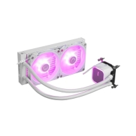 Купить Водяное охлаждение для CPU MSI MAG CORELIQUID A13 240, 1700/1851/AM4/AM5, ARGB, Fan 2x120mm, Белый Алматы