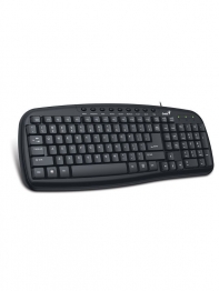 купить Клавиатура, Genius, KB-M225 C, USB, Чёрный в Алматы фото 3
