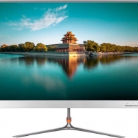 купить Монитор Lenovo L24q-10 LCD 23.8** 16:9 2560х1440(WQHD) IPS, nonGLARE, 300cd/m2, H178&deg;/V178&deg;, 1000:1, 16.7M, 4ms, HDMI, DP, Tilt, Audio out, 1Y, Silver в Алматы фото 1