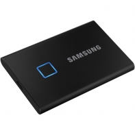 купить Внешний SSD 2000Gb Samsung T7 Touch USB 3.2 Gen.2 (10 Гбит/c)  AES 256 Сенсорная защита MU-PC2T0K/WW в Алматы фото 2