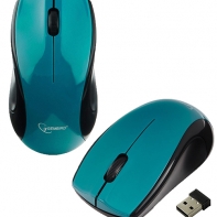 купить Мышь Gembird MUSW-320 черный оптическая (1000dpi) беспроводная USB (3but) в Алматы фото 1