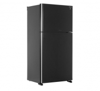 купить Холодильник Sharp SJXG60PGBK с верхним расположением морозильной камеры, black/glass (600(422+178),A++,Full No Frost/Hybrid Cooling/Extra-Cool, J-TECH Inverter, 865 x1870 x740) в Алматы фото 1