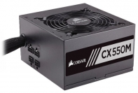 купить Блок питания ATX 550W Corsair CX550M, Active PFC, 80 PLUS&reg; Bronze Certified Modular ATX, вентилятор 12 см, CP-9020102-EU в Алматы фото 2