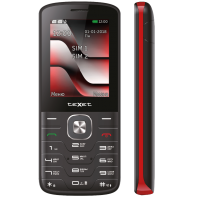 купить Мобильный телефон Texet TM-D329 черный-красный в Алматы фото 1