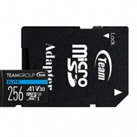 купить Карта памяти Team Group Elite MicroSDHC/SDXC 256GB U3 TEAUSDX256GIV30A103, 90MB/sec; Write: 45MB/sec + SD Adapter в Алматы фото 1