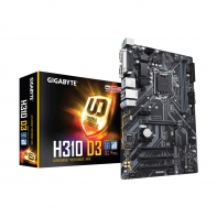 купить Материнская плата Gigabyte H310 D3 2.0 Intel H310 LGA1151 2xDDR4 4xSATA3 D-Sub HDMI ATX в Алматы фото 1