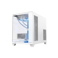 купить Компьютерный корпус Huntkey S960 StormX, Без БП, 0.6mm, 2xUSB2.0, 1xUSB3.0, HD-Audio, mATX, White в Алматы фото 2