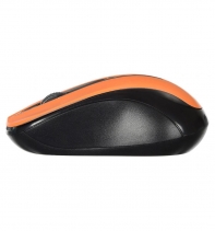 купить Мышь Oklick 675MW черный/оранжевый оптическая (800dpi) беспроводная USB (2but) в Алматы фото 2