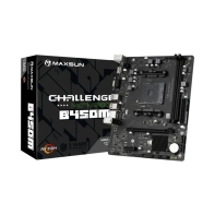 купить Материнская плата MaxSun Challenger B450M (V0), AM4, 2xDDR4, PCIe3.0, HDMI+VGA, M.2, mATX в Алматы фото 3