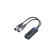 купить 2-канальный аналоговый приемник Dante на XLR Infobit iTrans DX2-R-22 в Алматы фото 1