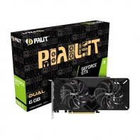 купить Видеокарта, PALIT, GTX1660Ti DUAL 6G 4710636270604, NE6166T018J9-1160A, GDDR6, 192bit, DP, HDMI, DVI, Цветная коробка в Алматы фото 1
