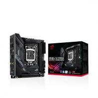 купить Материнская плата ASUS ROG STRIX H470-I GAMING LGA1200 2xDDR4 4xSATA3 2xM.2 HDMI DP m-ITX в Алматы фото 1