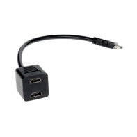 Купить Разветвитель HDMI Cablexpert DSP-2PH4-002, HD19F/2x19F, 1 компьютер => 2 монитора, пасcивный, Full-H Алматы
