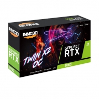 купить Видеокарта Inno3D GeForce RTX3050 Twin X2 OC, 8G GDDR6 128bit HDMI 3xDP N30502-08D6X-11902130 в Алматы фото 3