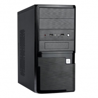 купить Корпус ПК без БП Smart SX-C5835 <microATX, 360*175*365mm, 0.4mm, 2xUSB, BLACK> в Алматы фото 1