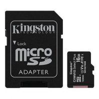 купить Карта памяти Kingston 16GB microSDHC Canvas Select Plus 100R A1 C10 Card + Adapter, SDCS2/16GB в Алматы фото 1