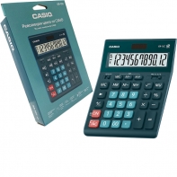 купить Калькулятор настольный CASIO GR-12C-DG-W-EP зеленый в Алматы фото 1