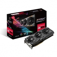 купить Видеокарта ASUS RX 580, ROG-STRIX-RX580-T8G-GAMING, 8Gb/256bit GDDR5, DVI, 2xHDMI, 2xDP, BOX в Алматы фото 1