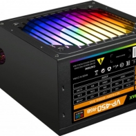купить Блок питания ПК  450W GameMax VP-450-RGB <450w, RGB, 120mm, 4xSATA, 3x4PIN> в Алматы фото 1