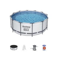 Купить Каркасный бассейн BESTWAY Steel Pro MAX #56420  Алматы