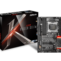 купить Материнская плата ASRock X299 KILLER SLI/AC LGA2066 INTEL X299 8xDDR4 8xSATA RAID 3xM.2 ATX в Алматы фото 1