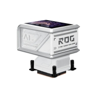 купить Водяное охлаждение CPU Asus ROG RYUO IV 360 ARGB WHT, 3x120mm, AMOLED-display, White в Алматы фото 2