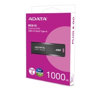 купить Внешний SSD диск ADATA 1TB SC610 Черный&nbsp;SC610-1000G-CBK/RD в Алматы фото 3