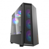 купить Корпус ПК без БП DarkFlash Melody <ATX, 2x3.5, 2xUSB 2.0, 1xUSB 3.0, Audio, 390*200*446mm, Black> в Алматы фото 1