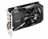 купить Видеокарта MSI GeForce GTX1650, 4GB GDDR6 128-bit 1xDVI 1xHDMI 1xDP GTX 1650 D6 AERO ITX OCV1 в Алматы фото 2