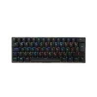 купить Клавиатура Royal Kludge RK61, mechanical, Red switch, 2,4/BT/cable, 61 keys EN/RU, Black в Алматы фото 1