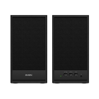 купить Акустическая система SVEN SPS-702, чёрный, 2.0, мощность 2 х 20 Вт (RMS) SV-0120702BL в Алматы фото 1