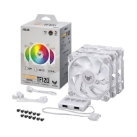 купить Вентилятор для корпуса ASUS TUF Gaming TF120 ARGB WHITE EDITION 3IN1 3x120mm 4 pin ARGB в Алматы фото 1