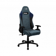купить Игровое компьютерное кресло, Aerocool, DUKE Steel Blue, Искусственная кожа AeroSuede, (Ш)69*(Г)70*(В)125 (135) см, Синяя сталь в Алматы фото 2