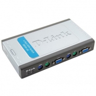 купить D-Link DKVM-4K/B2A 4-порт переключатель KVM с портами PS/2 и VGA в Алматы фото 1