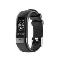 купить Smart Band, colorful 0.96inch TFT, ECG+PPG function,  IP67 waterproof, multi-sport mode, compatibility with iOS and android, battery 105mAh, Black, host: 55*19.5*12mm, strap: 18wide*240mm, 24g в Алматы фото 1