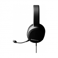 купить Наушники, Steelseries, Arctis 1, 61427, Игровая гарнитура, Микрофон выдвижной гибкий, Динамики 50 мм, 30 мВт, 3.5 Mini Jack   адаптер 2*3.5 Mini Jack для аудио и микрофона, Чёрный в Алматы фото 2