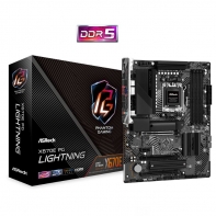 купить Материнская плата ASRock X670E PG LIGHTNING AM5 4xDDR5 4xSATA3 4xM.2 HDMI DP ATX в Алматы фото 1